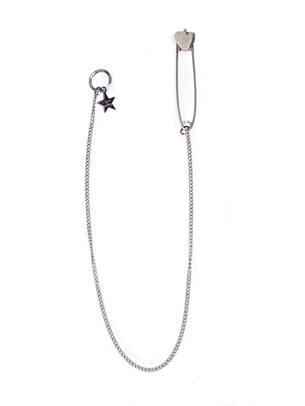 Convertible Strawberry Safety Pin Piercing Chain