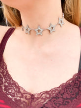 Load image into Gallery viewer, Paris Star Rhinestone Choker