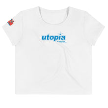 Load image into Gallery viewer, Utopia is Possible Stretchy Cropped Tee