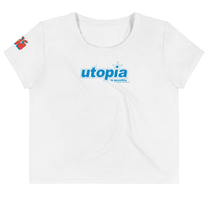 Utopia is Possible Stretchy Cropped Tee