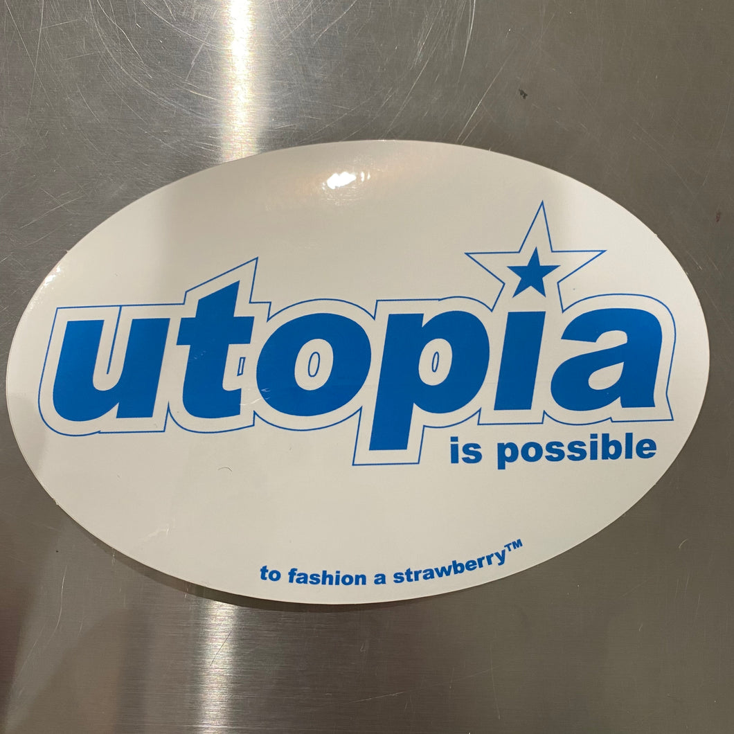 Utopia Is Possible Sticker