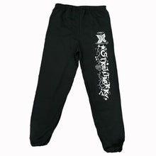 Load image into Gallery viewer, Stitches Black &amp; White Sweatpants