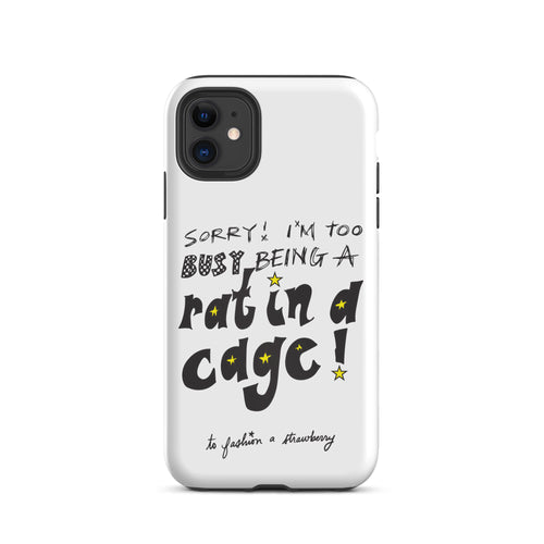 Rat In A Cage iPhone Case