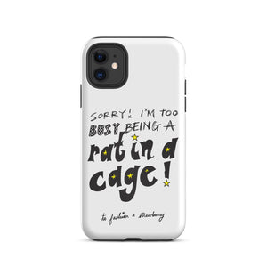 Rat In A Cage iPhone Case