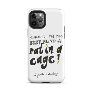 Rat In A Cage iPhone Case