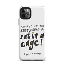 Load image into Gallery viewer, Rat In A Cage iPhone Case