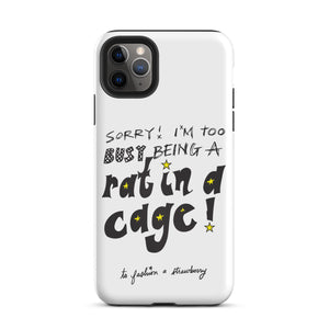 Rat In A Cage iPhone Case