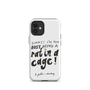 Rat In A Cage iPhone Case