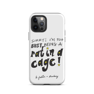 Rat In A Cage iPhone Case