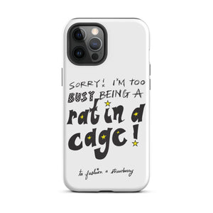 Rat In A Cage iPhone Case