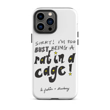 Load image into Gallery viewer, Rat In A Cage iPhone Case