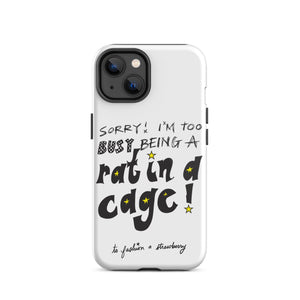 Rat In A Cage iPhone Case