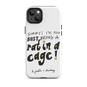 Rat In A Cage iPhone Case