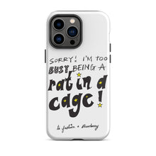 Load image into Gallery viewer, Rat In A Cage iPhone Case